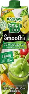 野菜生活100 smoothie グリーンスムージー ゴールド&グリーンキウイmix 1000g ×6本