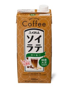ふくれん 国産大豆ソイラテコーヒー 1L ×6個