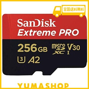 MICROSDXC 256GB SANDISK サンディスク EXTREME PRO UHS-1 U3 V30 4K ULTRA HD A2対応 SDアダプター付 [並行輸入品]