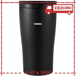 HARIO(ハリオ) タンブラー ブラック 300ML HARIO フタ付き保温タンブラー STF-300-B