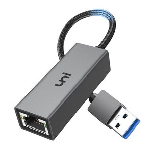 USB LAN変換アダプター UNIACCESSORIES 有線LANアダプター [任天堂SWITCH対応 1000MBPS高速通信] USB3.0 ETHERNET アダプタ アルミ製 ギ