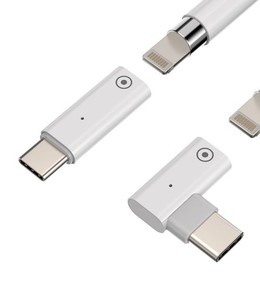 USB C 変換アダプタ アップルペンシル 第1世代 タイプC USB 変換 充電 ライトニングアダプター (2パック) LIGHTNING メス タイプC オス A