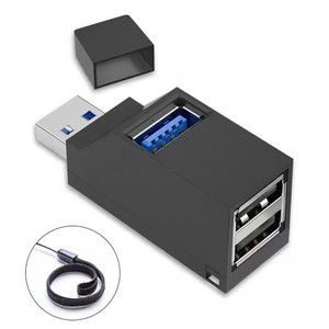 SENINHI USB ハブ 3ポート 直挿し PC USB 増設 ハブ 直差し USB3.0+USB2.0コンボハブ 超小型 USBポート拡張 バスパワー USB HUB 軽量 持