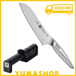 ZWILLING ツヴィリング 「 ツインフィン 2 マルチパーパス180ＭM / ダイヤモンドシャープナー 2PCSセット 」 三徳 包丁 研ぎ器 ギフト オ