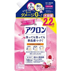 【大容量】アクロン おしゃれぎ用洗剤 フローラルブーケの香り 洗濯洗剤 液体 詰め替え 900ML