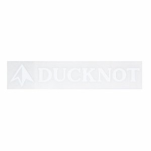 DUCKNOT カッティングステッカー 屋外用 デカール カーステッカー 車 ステッカー 18cm 日本製 (ホワイト)