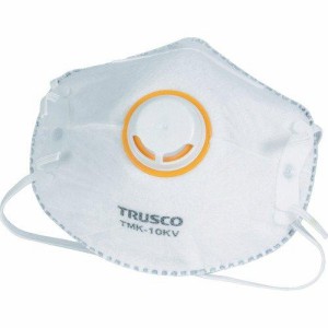 TRUSCO(トラスコ) 一般作業用マスク 活性炭入 排気弁付 10枚入 TMK-10KV
