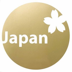 nc-smile Japan 日本 桜 ステッカー 金 ゴールド 11cm