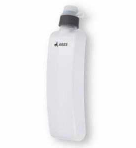 ARES(アレス) ランニング ボトル 320ml ARES 給水ボトル ハイドレーションボトル 軽量 ランニングポーチ カーブドボトル 飲み口が汚れな