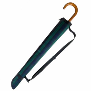 [NURENAI傘] 長傘専用 全面 マイクロファイバー 傘カバー ケース (75cm, チェック)