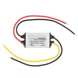 降圧コンバーター、DC-DC 12V/24V〜5V 5A降圧コンバーター、降圧電源モジュール、車のLEDスクリーン、モニターカメラ、ファン、ウォータ