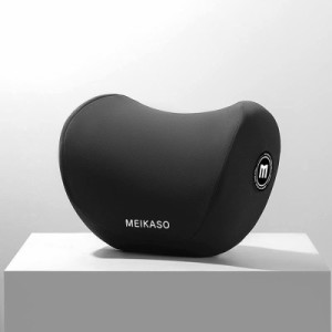 Meikaso ネックパッド 首クッション ネックピロード ヘッドレスト 頸椎サポート 低反発 メモリーコットン 通気設計 SGS認証/100D高密度 