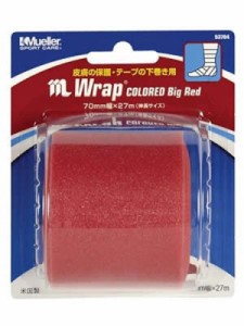 Mueller(ミューラー) Mラップ カラー ビッグレッド ブリスターパック Mwrap Colored Big Red Blister Pack 70mm [1個入り] アンダーラッ