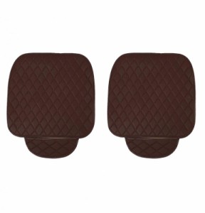 [Partools] 車用 シートカバー 前座席用 2枚セット 1人用後部座席 対応 座布団 シートクッション 座席シート 運転席用 助手席用 2列目用 
