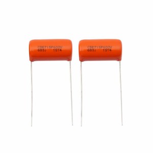 CDE Sprague Orange Drop オレンジドロップ ギター/ベース用 コンデンサー ポリプロピレン 600V（ 2個セット） (600V 0.068uF)