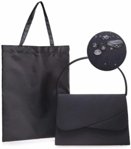 [NAACCI] フォーマルバッグ 女性用 冠婚葬祭 結婚式 入学式 女性用 葬儀用 レディース バッグ パーティー バッグ (黒い2セット)