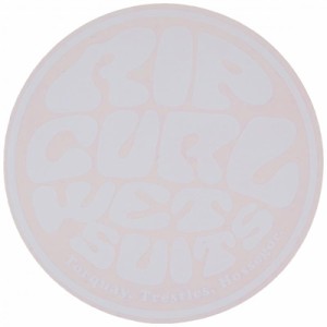 [リップ カール] ステッカー (ブランドロゴ・10cm)[ C01-009 / STICKERS ] 円型 CLEAR