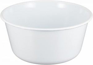 ダルトン 琺瑯製 洗面器 M Enameld washbowl M 白