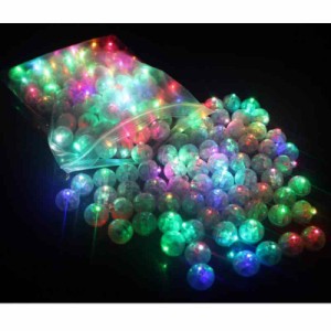 LEDフラッシュライト、バルーンライトランタンクリスマスウェディングパーティーの装飾、100個/ロットラウンドLedボールランプ、LEDバル