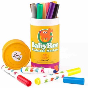 Happykids 落書き水性ペン 子供用カラーペン 塗り絵 消せる水彩ペン 速乾 収納ケース付き 12色セット