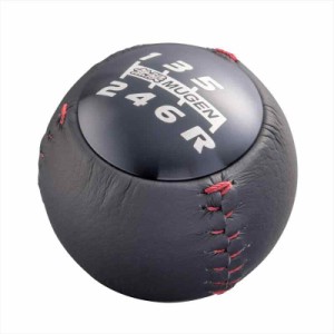 無限(MUGEN |ムゲン) シビック CIVIC 【 2015年12月~ 】 レザーシフトノブ LEATHER SHIFT KNOB 《適合:FK2-》 ブラック 54102-XMEB-K0S0-