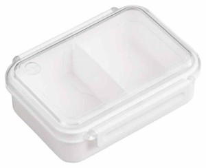 OSK 弁当箱 まるごと冷凍弁当 仕切付 (500ml, ホワイト)