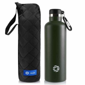 FJbottle 水筒 1リットル 真空断熱 保温 保冷 第2世代 ステンレスボトル 直飲み スポーツボトル スポーツ飲料対応 水筒カバー 洗浄用スポ