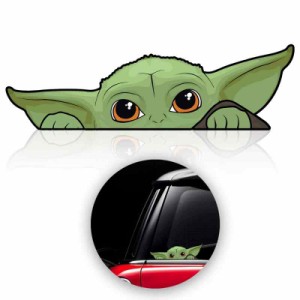 Baby Yoda デカールステッカー 車 窓 ノートパソコン 荷物 スケートボード バイク マンダロリアンステッカー デカール ウィンドウアクセ