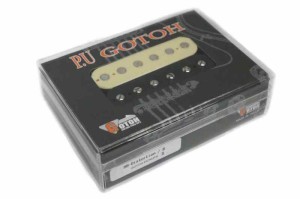 【 GOTOH Pickups 】日本製 ハムバッカーピックアップ HB-Distortion ブリッジ用(リア用) ゼブラカラー GTPU-HB-DST-ZBR-B