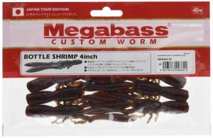 メガバス(Megabass) ワーム ワーム 本仕込 BOTTLE SHRIMP(ボトルシュリンプ)(4inch) エビミソRF 38406