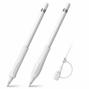 [2-セット] FINTIE for Apple Pencil グリップ Apple Pencil ホルダー シリコン製 握りやすい 保護スキン スリーブ ケース Apple iPad Pr
