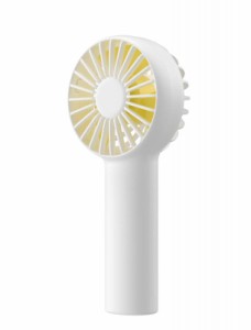 JISULIFE 携帯扇風機 ハンディファン 手持ち扇風機 (White)