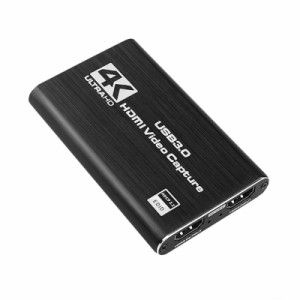 YFFSFDC 4K HDMI キャプチャーボード パススルー 60FPS USB3.0 ゲームキャプチャー 60Hz ビデオ フルHD ビデオキャプチャー ゲーム実況 