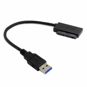 cablecc USB 3.0 - 7+9 Micro SATA 7+6 13ピン スリムライン SATAアダプターケーブル ノートパソコン Cd DVD ROM 光学ドライブ用 (7+9 Mi