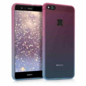 kwmobile 対応: Huawei P10 Lite ケース - シリコン スマホカバー 心はずむ グラデーション - 薄型 携帯ケース (ツートーン 08-04-03)