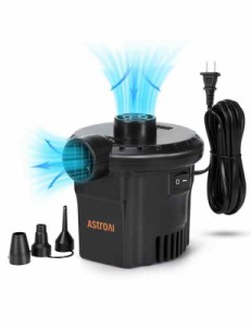 AstroAI 空気入れ プール AC電源/DC電源/充電式バッテリー給電 tiny pump 電動エアーポンプ エアーポンプ 電動 タイニー ポンプ ポンプ式