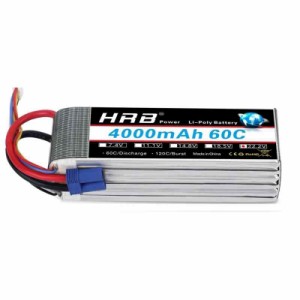 HRB 6S 4000mAhリチウム電池 22.2V 60C EC5 RC リチウム電池はRC自動車RC飛行機RC船RCトラックと互換性がある