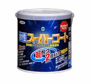 アサヒペン 塗料 ペンキ 水性スーパーコート 0.7L シャドーピンク 水性 多用途 ツヤあり 1回塗り 超耐久 ロングライフペイント 特殊フッ