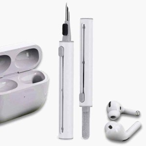 TALENANAイヤホン掃除道具 Airpods 1/2/3/Pro用 多機能クリーニングツール (ホワイト)