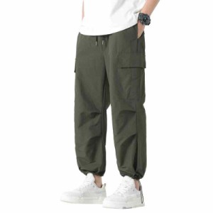 [HMT] ズボン カーゴパンツ 夏用 ロングパンツ メンズ 涼しい オーバーサイズ ワイドパンツ リラックスパンツ ガウチョパンツ スウェット