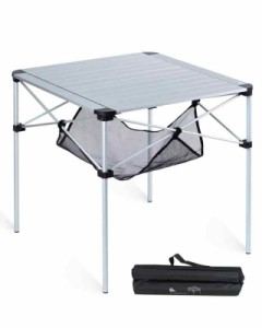 iClimb (アィクライム) アウトドア テーブル 性 キャンプ 折りたたみテーブル (L-70X70X68cm)