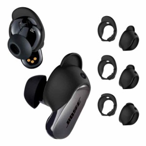 [3ペア] Bose QuietComfort Earbuds II Bose QuietComfort Ultra Earbuds用イヤーチップカバー/CONTEME 滑り止めシリコン スポーツ ウイ