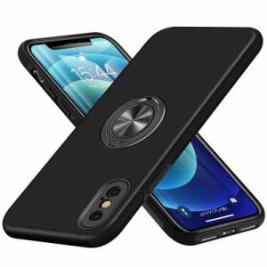 【Tgaoleyd】 iPhone XS 用ケース/iPhone X 用ケース リング付き 耐衝撃 tpu フルプロテクトデザイン スマホケース 軽量 薄型 スタンド機