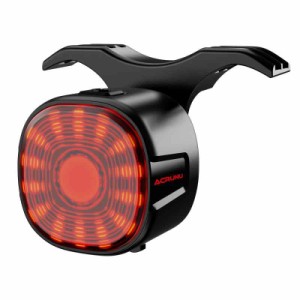 超高輝度 USB 充電式自転車ライトセット 強力な自転車用フロントヘッドライトとバックテールライト スマート、5つのライトモード 取り付