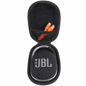 Aenllosi ハードキャリングケース JBL Clip 4 防水ポータブルBluetoothスピーカー対応 (ブラック)