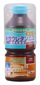 和信ペイント 水性ウレタンニス マホガニー 300ml 屋内木部用 ウレタン樹脂配合 低臭・速乾