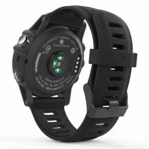 ATiC Garmin Fenix 3 バンド parent (シリコーンバンド, ブラック)