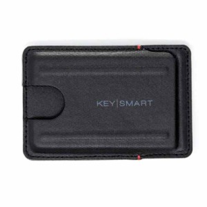 KeySmart スリムウォレット ミニマリストウォレット テックタフレザー - スライドスロット クレジットカードホルダー メンズ - コンパク