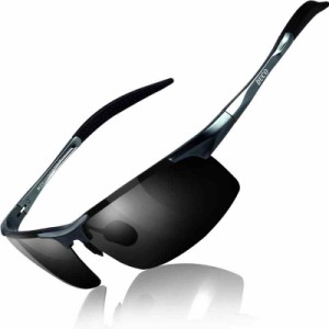 [DUCO] サングラス メンズ 偏光 スポーツサングラス UV400 へんこう さんぐらす AL-MG合金 超軽量 sunglasses for men 運転／自転車／釣