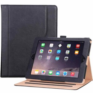 ProCase iPad 2 3 4 ケース (旧モデル) スタンドフォリオカバーケース 適用機種： iPad 2/iPad 3/iPad 4 (ブラック)